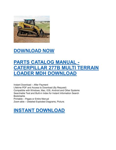 cat 277b skid steer specifications|cat 277b manual.